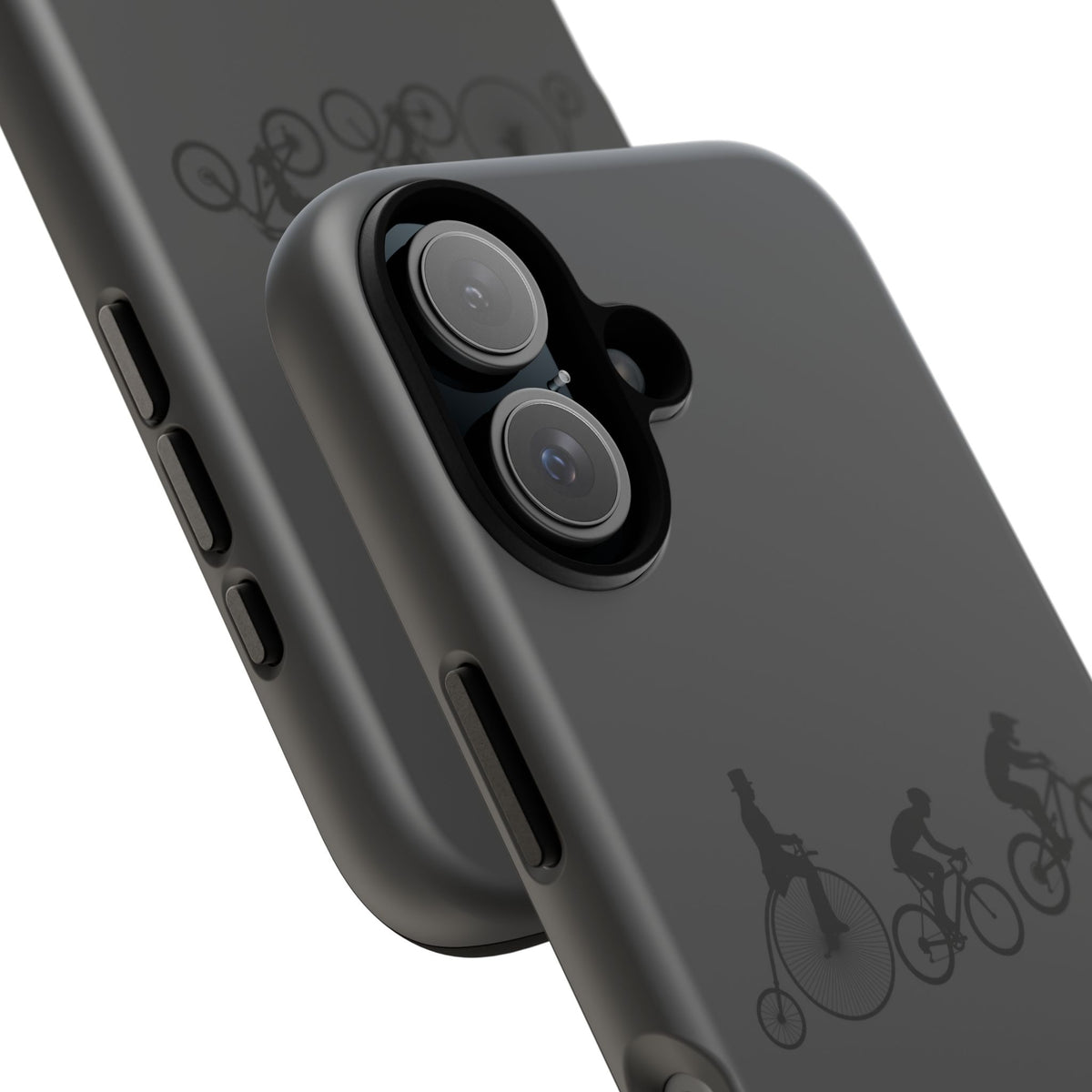 Cycling Evolution Phone Case — Retro Penny-Farthing to Mountain Bike Tough Case